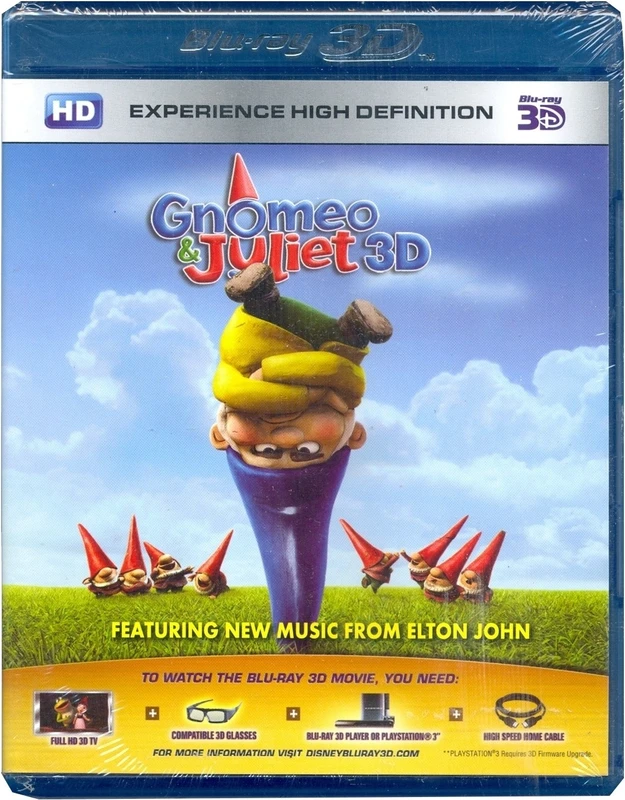 Gnomeo & Juliet - 3D(3D Blu-ray English)