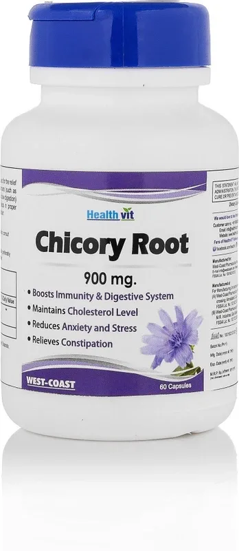 HealthVit Chicory Root 900mg 60 Capsules For Immunity Booster(60 No)