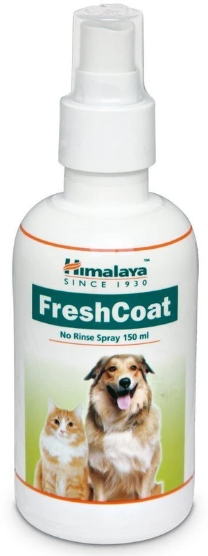 Himalaya Herbals Himalaya Fresh Coat Whitening and Color Enhancing Fresh Coat Spray | Dry Bath | Coat Cleanser | For Puppies | Dog | Cat | Pet Product | By Lakhubhai - 150 ml Dog Shampoo(150 ml)