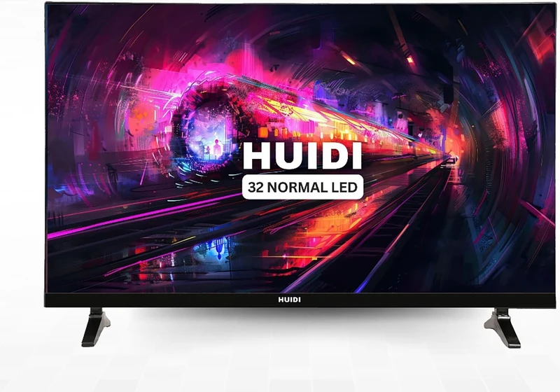 HUIDI Non Smart Tv 80 cm (32 inch) HD Ready LED TV with Bezel Less Display(HD6FN)