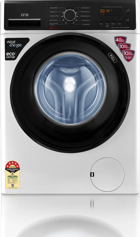 IFB 6.5 kg with Steam Wash, Aqua Energie, Anti-Allergen Fully Automatic Front Load Washing Machine with In-built Heater White(ELENA ZWS 6510)