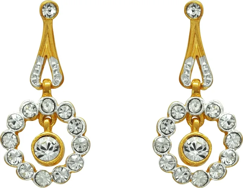 ilina Cubic Zirconia Alloy Drops & Danglers