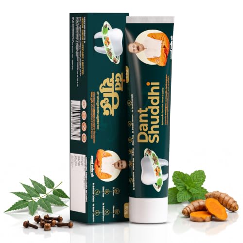 Jeena Sikho Dant Shuddhi Paste for Teeth & Gums| Strengthens Teeth, Tightens Gums, Removes Plaque | For Whole Mouth Care | Powerful Blend of Ayurvedic Herbs, 100gm