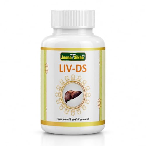 Jeena Sikho LIV-DS | Ayurvedic Supplement For Liver Care | Naturally Blended With Bhumiamla, Kasani, And Himsra | Herbal Remedy For Good Health, 60 Capsules