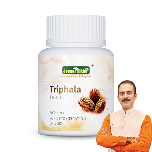 Jeena Sikho Triphala Tablets | Supports Bowel Health & Digestion | Helps Relieve Constipation | Natural Herbal Supplement for Immunity Boost, 60 Tablets