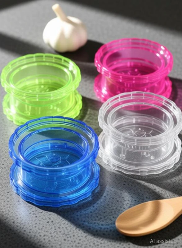 JLT Unbreakable Ginger, Garlic Crusher Vegetable Chopper(1 Garlic Crusher)