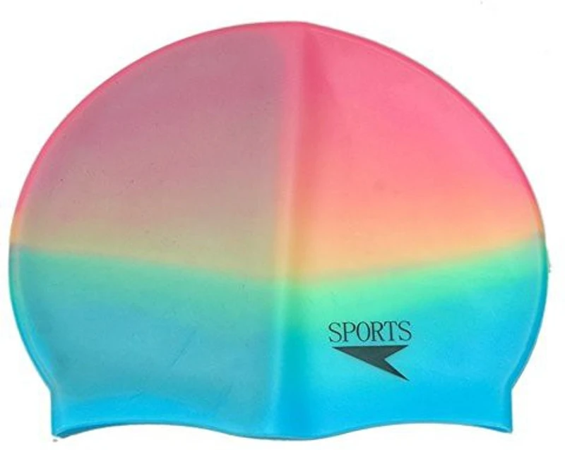 JXN SWIMMING CAP Swimming Cap(Multicolor, Pack of 1)