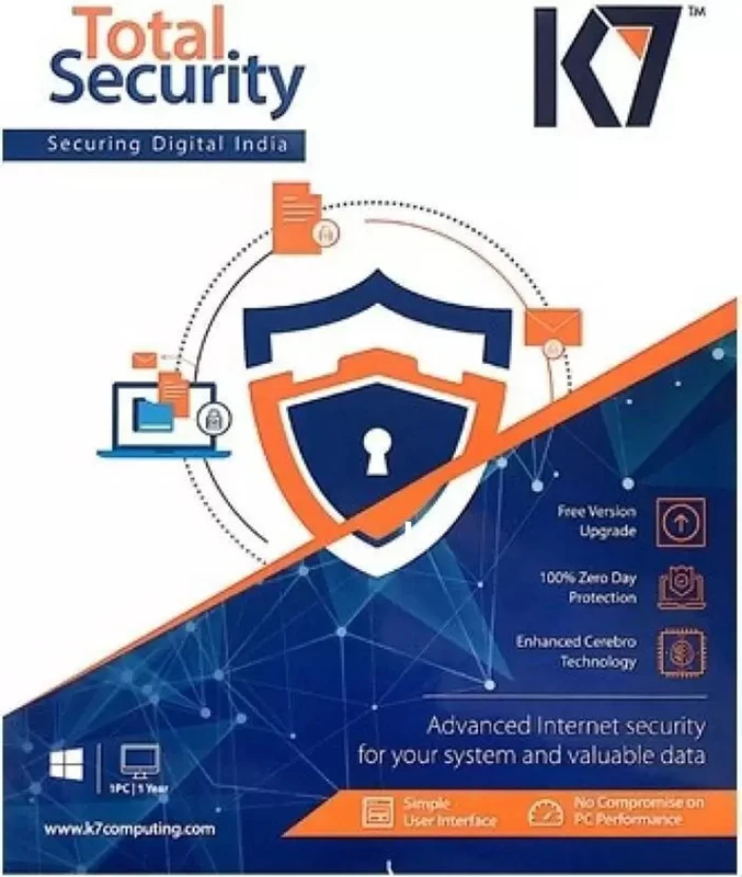 K7 Total Security 5.0 User 1 Year(CD/DVD)
