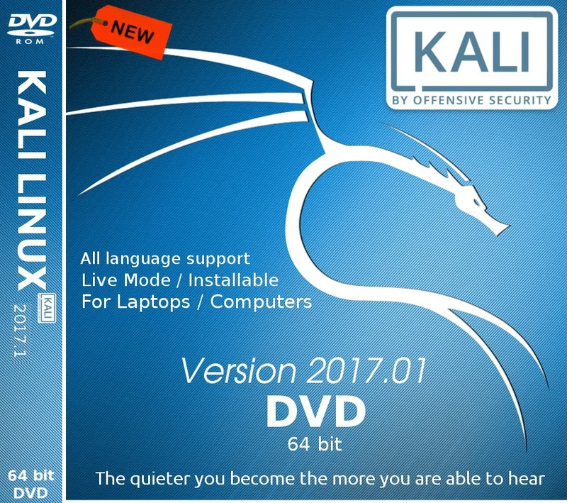Kali linux 2017.1 DVD 64 bit