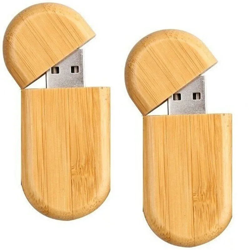 KBR PRODUCT 1+1 combo designer wooden oval shape high speed USB 2.0 removable storage 4 GB Pen Drive Compatible with Gaming Console, Desktop Computer, Audio Player, Television, Lap