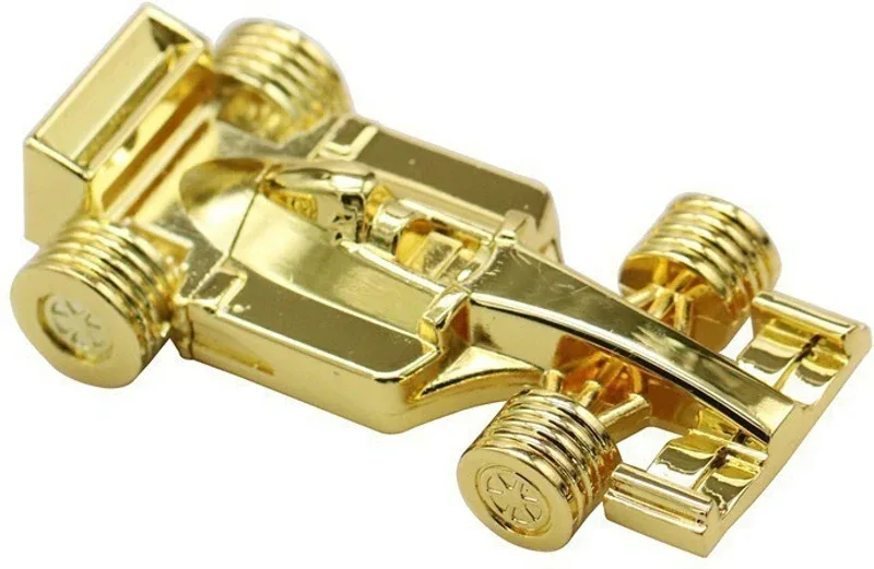KBR PRODUCT Car Shape golden 8 GB Pen Drive Compatible with Gaming Console, Desktop Computer, Audio Player, Television, Laptop USB 2.0 Metal Case(Gold)