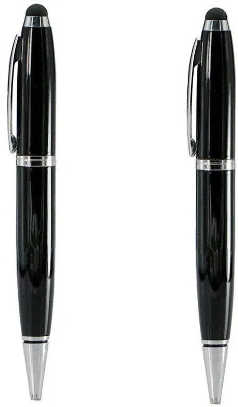 KBR PRODUCT KBR 1+1 Stylus combo Pen 32gb storage device (Black) 32 GB Pen Drive Compatible with Gaming Console, Desktop Computer, Audio Player, Television, Laptop USB 2.0 Metal Ca