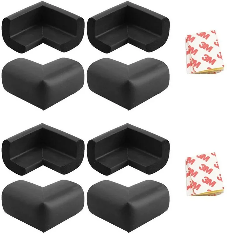 Kid Shield Table Corner Guard(Black)