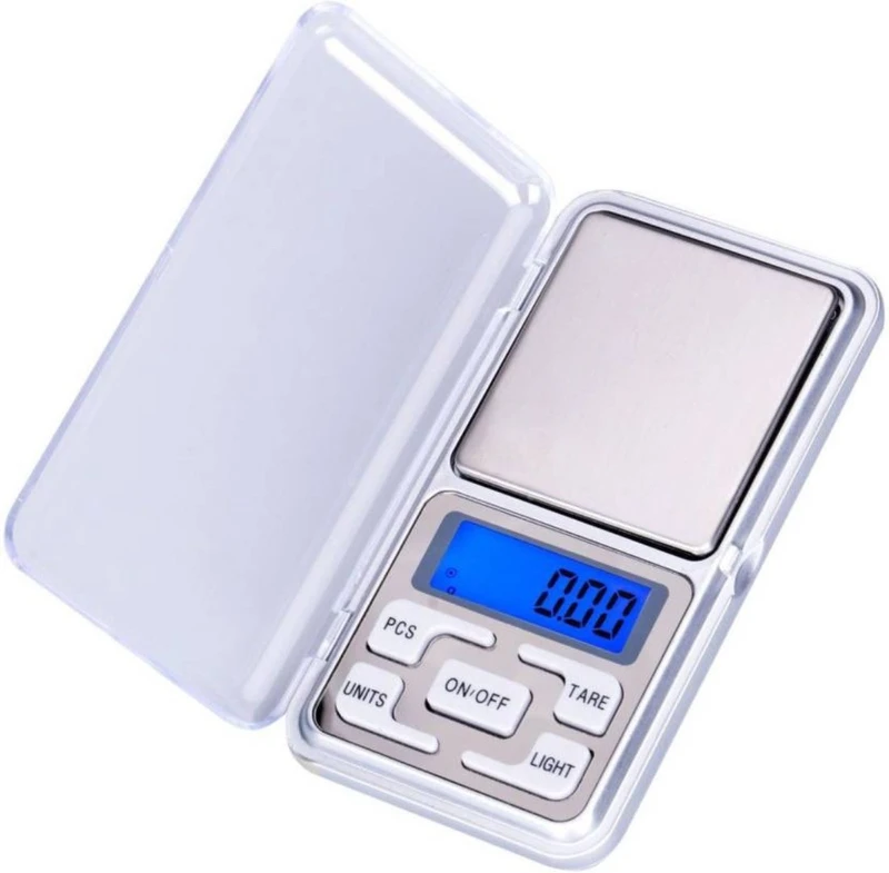Klick N Shop Digital Pocket Scale 0.01G to 200G for Kitchen Jewellery Weighing Weighing Scale(Silver)