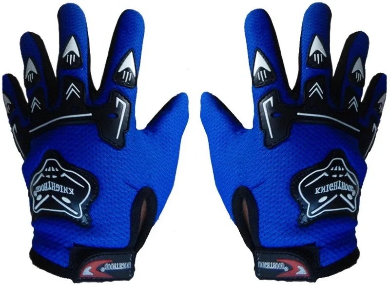 KNIGHTHOOD 1 Pair of Hand Grip for Bike Motorcycle Scooter - (Blue XXL) Riding Gloves(Multicolor)
