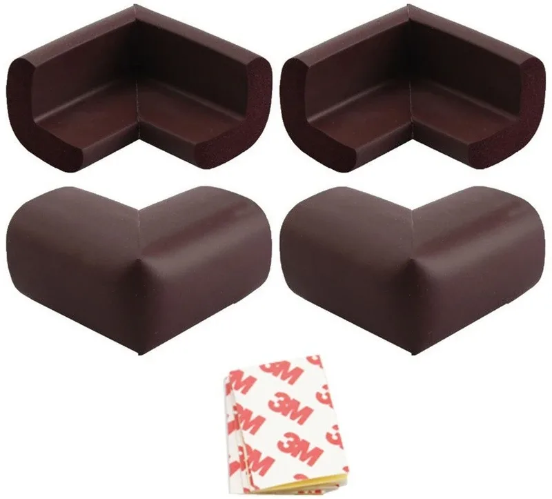 Kuhu Creations Edge and Corner Guard For Kids Safety(Brown)
