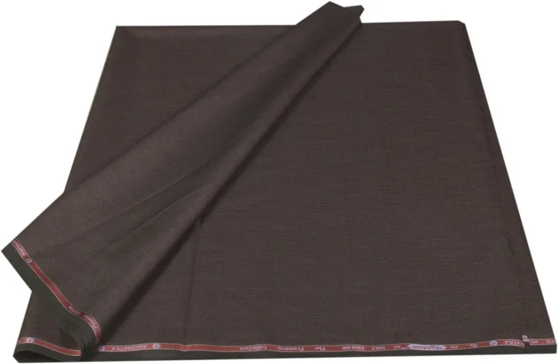 Kundan Polycotton Self Design, Solid Suit Fabric