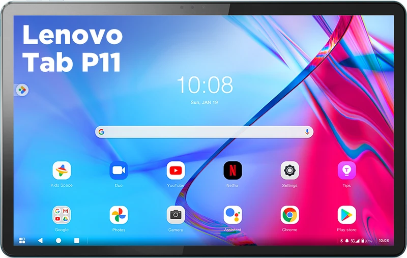 Lenovo Tab P11 4 GB RAM 128 GB ROM 11.0 inches with 4G Qualcomm Snapdragon 662 octa-core processor (Upto 2 GHz) Tablet (Platinum Grey)