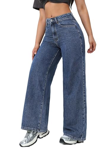 London Hills Relaxed fit Jeans for Women || Woman Jean's || Women Baggy Jeans || Jean's for Womens || Loose Jean for Women's || Oversized Woman baggys Blue