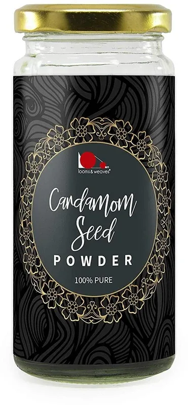 looms & weaves Cardamom Seed Powder - 100 gm (From the best quality cardamom seeds of organically grown cardamom from Wayanad, Kerala)(100 g)