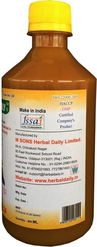 M SONS Herbal daily Herbal Daily Haldi(400 ml)