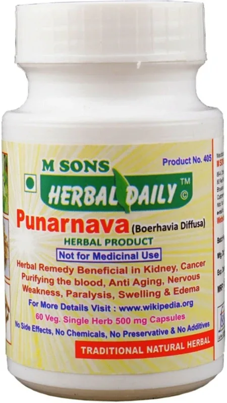 M SONS Herbal daily Punarnava(500 mg)
