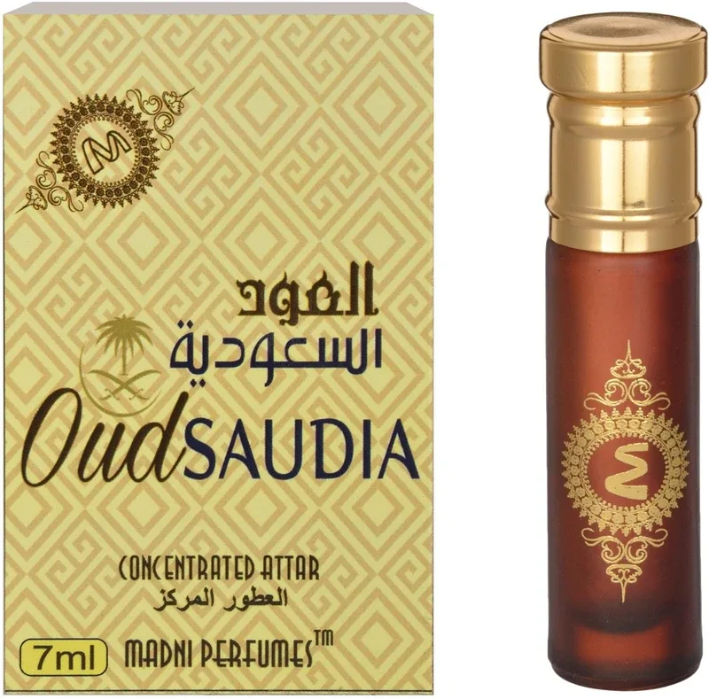 MADNI PERFUMES Oud Saudia Herbal Attar(Woody)
