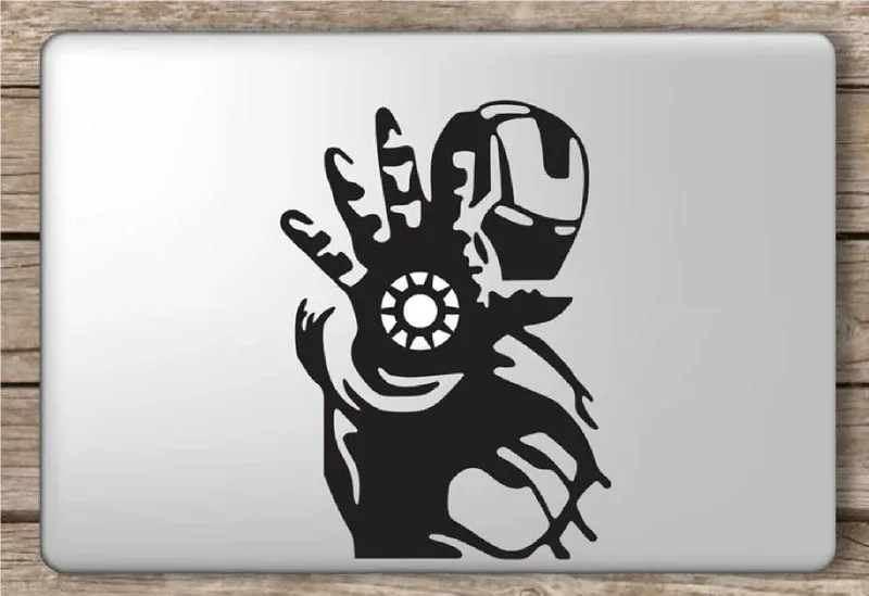 marvellous m_ironmenlaptopsticker vinyl Laptop Skin Compatible for 15.6 inch(Theme: Superheroes)