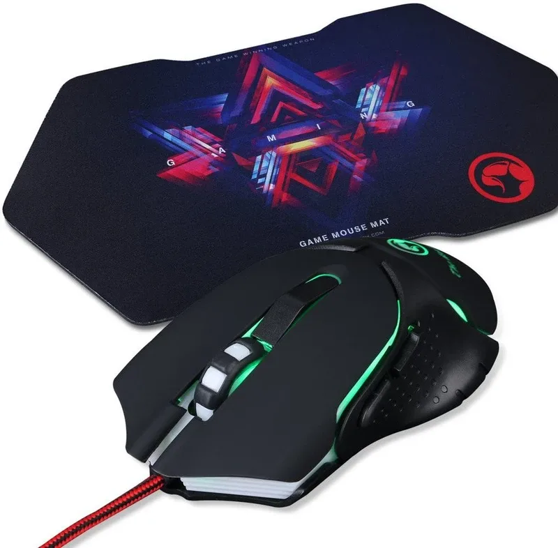 MARVO M309+G7 Combo Set Designed for Gaming(Black)