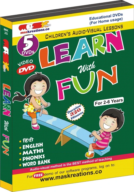 MAS Kreations Learn with Fun (5 DVD Pack)(DVD)