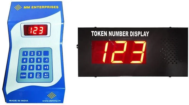 MME 3 digit Bank Token Display System for Banks, restaurents, Shops, clinics 3 digit Bank Token Display System for Banks, restaurents, Shops, clinics Indoor, Outdoor PA System(75 W