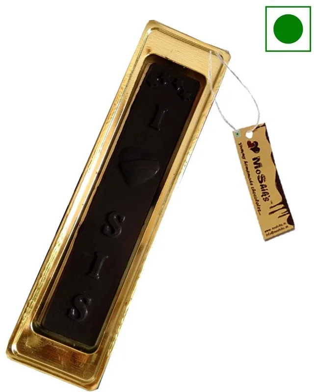 Moshiks I LOVE SIS DARK CHOCOLATE BAR Bar(50 g)