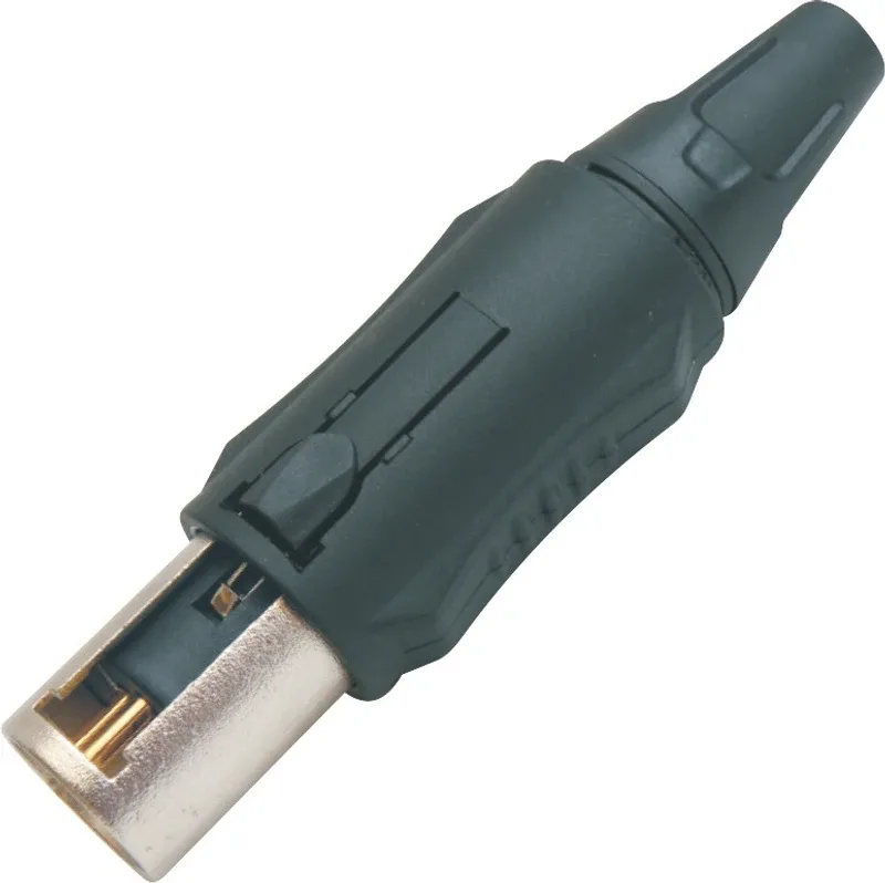 MX XLR 3 PIN MIC UNISEX MALE AND FEMALE - GOLD PLATED Connector(Silver, Black, Gold)