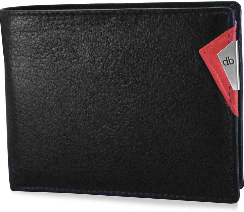 MY PAC db Men Casual, Formal, Travel, Trendy Black Genuine Leather Wallet(19 Card Slots)