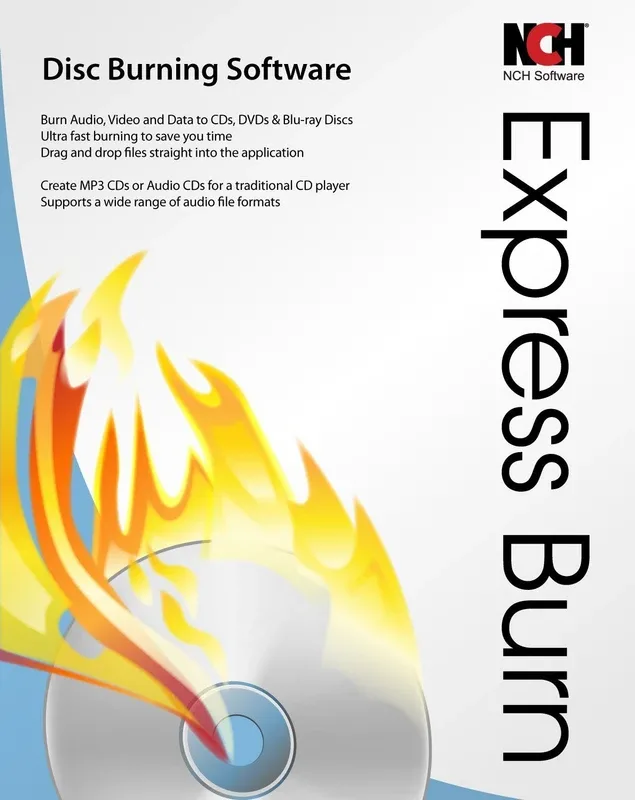 N C H Express Burn CD DVD Blu Ray Software Professional(1 CD)