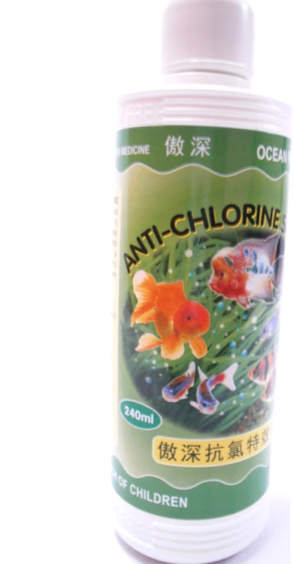 Ocean Free Anti chlorine special / aquarium purpose 0.24 l Wet New Born, Young, Adult Fish Food
