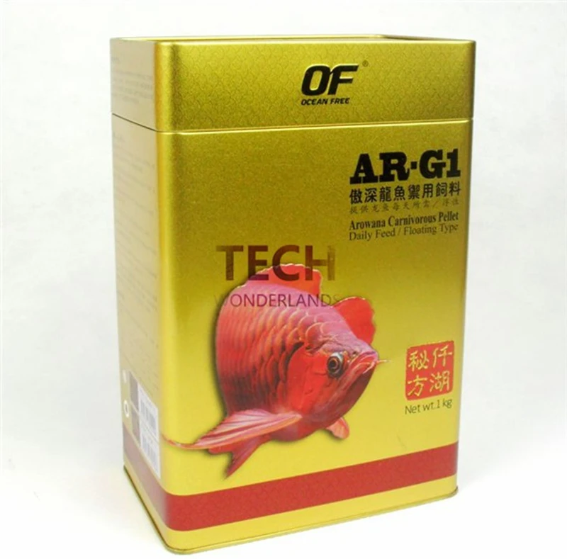 Ocean Free AR-G1 250gm arowana food 0.07 kg Dry New Born, Young, Adult Fish Food