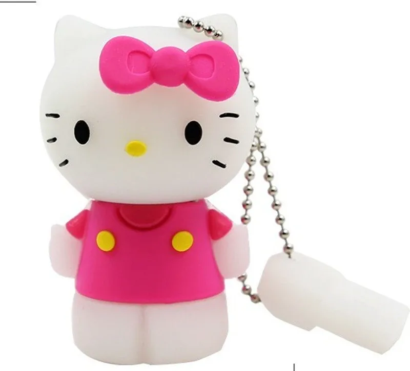 PANKREETI Kitty Cat 32 GB Pen Drive Compatible with Netbook, Gaming Console, Desktop Computer, Television, Audio Player, Laptop USB 2.0 Rubber Case(Pink)