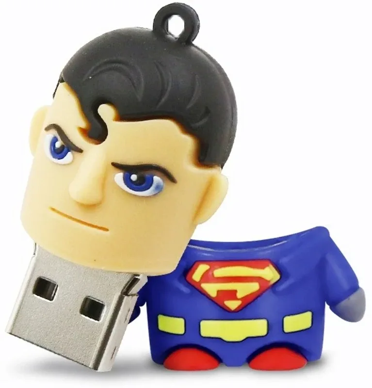 PANKREETI PKT479 Super Man 16 GB Pen Drive Compatible with Netbook, Gaming Console, Desktop Computer, Television, Audio Player, Laptop USB 2.0 Rubber Case(Multicolor)