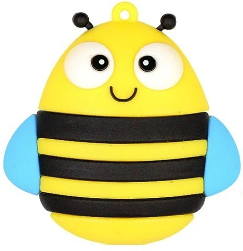 PANKREETI PKT534 Cute Bee 32 GB Pen Drive Compatible with Netbook, Gaming Console, Desktop Computer, Television, Audio Player, Laptop USB 2.0 Rubber Case(Multicolor)