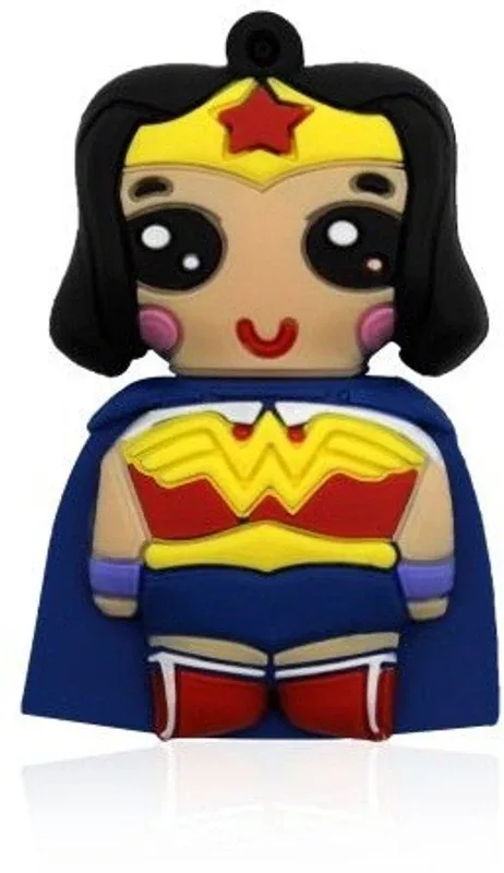 PANKREETI PKT641 Wonder Woman 32 GB Pen Drive Compatible with Netbook, Gaming Console, Desktop Computer, Television, Audio Player, Laptop USB 2.0 Rubber Case(Multicolor)