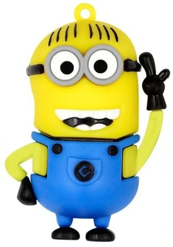 PANKREETI PKT651 Cute Minion 32 GB Pen Drive Compatible with Gaming Console, Desktop Computer, Television, Audio Player, Laptop USB 2.0 Rubber Case(Yellow)
