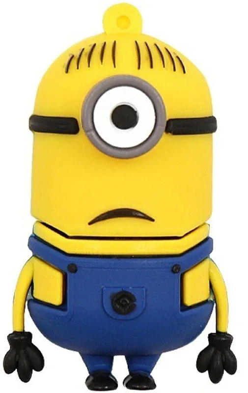 PANKREETI PKT669 Minion Cartoon Designer 64 GB Pen Drive Compatible with Gaming Console, Desktop Computer, Television, Audio Player, Laptop USB 2.0 Rubber Case(Multicolor)