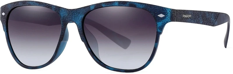 PARIM Rectangular Sunglasses(For Men & Women, Blue)