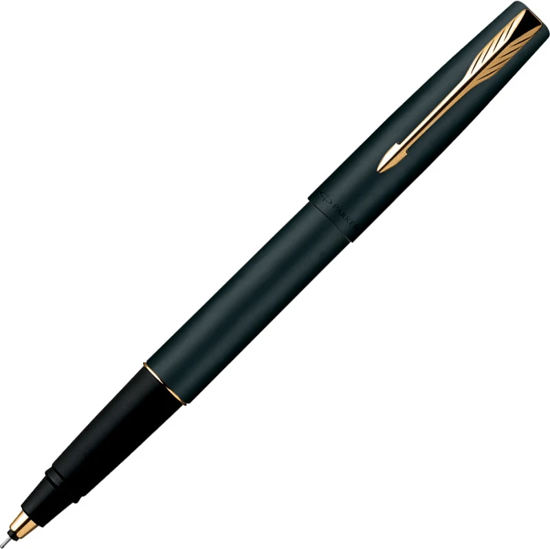 PARKER Frontier Matte Black GT Roller Ball Pen(Ink Color - Blue)