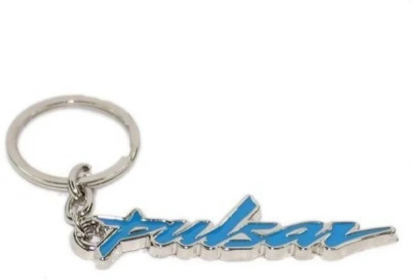 PARRK Bajaj Pulsar Blue Logo Metal Key Chain(Blue)