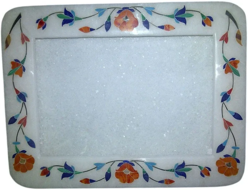 Pooja Creation Stoneware Photo Frame(White, 1 Photo(s), 15*3*20)