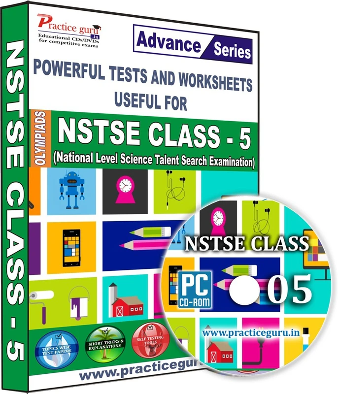 Practice guru NSTSE Class 5(CD)