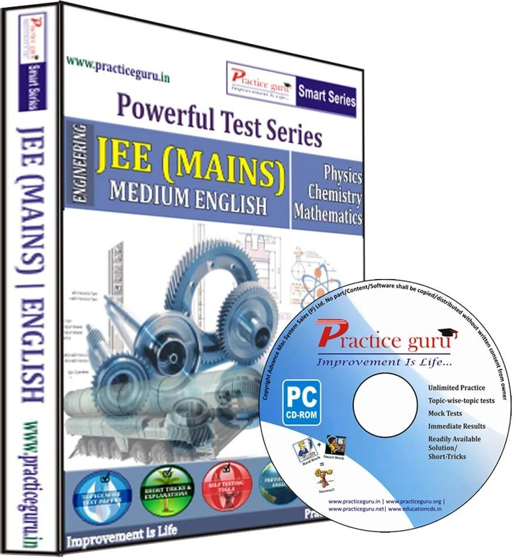 Practice guru Powerful Test Series - JEE (Mains) Medium English(CD)