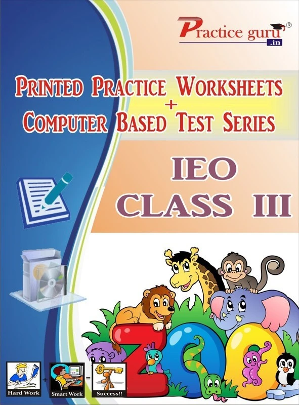 Practice guru Worksheets & Test Series for IEO Class 3(CD)